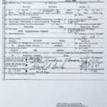 US birth certificate document representing legal process to register a birth in the US for newborn children