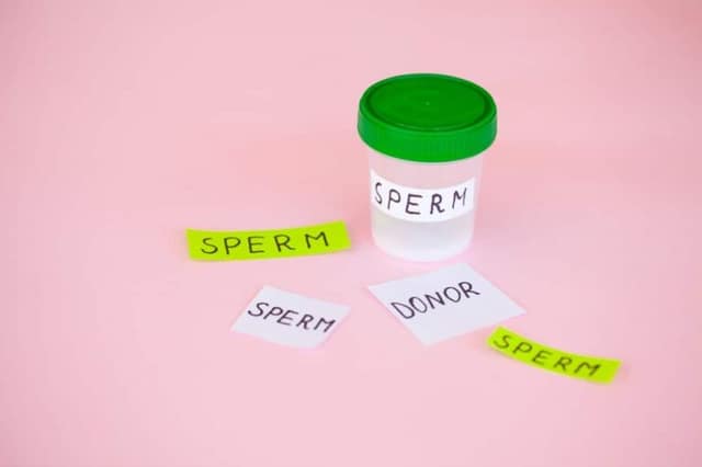 health donor sperm close concept bank