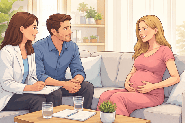Surrogate questions to ask during meeting with intended parents and pregnant surrogate