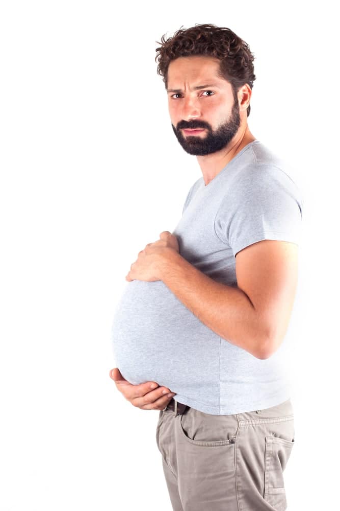 image pregnant man