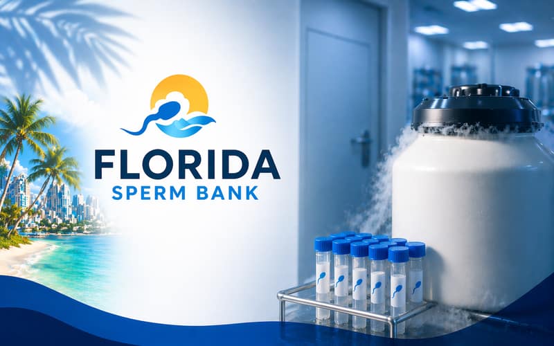 florida sperm bank – sperm samples stored in cryogenic container at a fertility clinic laboratory