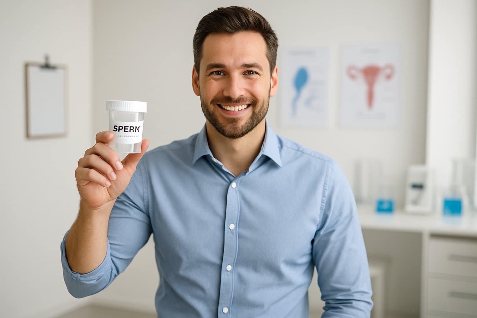 a handsome male sperm donor